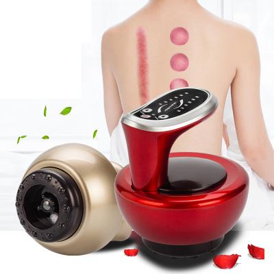 China Mini Cupping Electric Body Scraping Hot Compress Scraping GU Electromagnetic Wave Massager for sale