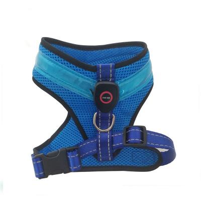 China Reflective light harness for dogs to travel safely at night for sale