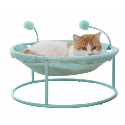 China Breathable Ready To Ship  Raised  Pet Elevated Aluminum Cat  Hammock Bed Elevated Indoor for sale