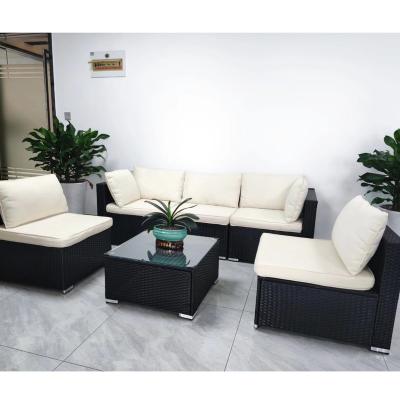 China Modern Cheap Running Cane Furniture Cover Waterproof Hot Sale Outdoor Garden Set Patio Rattan Sofas for sale