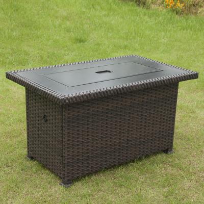 China Modern Outdoor Rattan Fire Pit With Good Price for sale