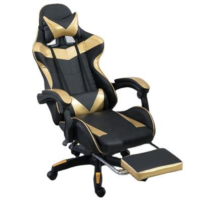 China Slipcovered 2022 Luxury Home Office Furniture Cheap Silla Gamer Black Ergonomic Pu Leather Computer Racing Gaming Chair for sale