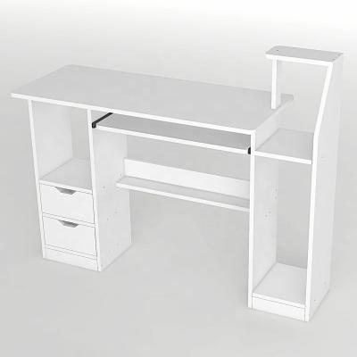 China K/D Wooden Home Office Desk Study Computer Table With Shelf for sale