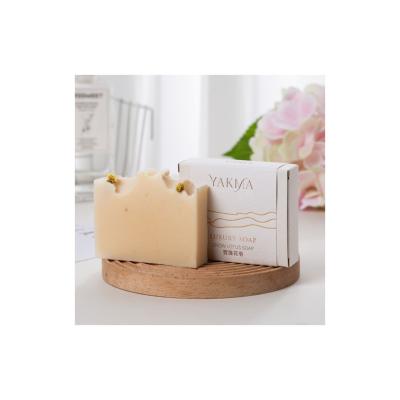 China Cleaning Hot Selling YAKMA Skin Whitening Cleaning Organic Ingredients Natural Skincare Snow Lotus Soap for sale