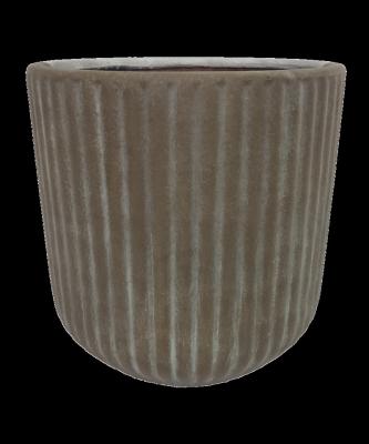 China Home Glazed Matte Flowerpot Cement Garden Pot Home Decorations for Planting Flower Pots and Planters for sale