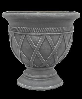 China Home Hand & Carved Large Outdoor Decorative Stone Relief Urn Pots Garden Vases Fiberglass Flower Pots & Planters for sale