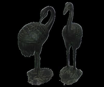 China 2 Pcs China Egretta garzetta statue set for sale