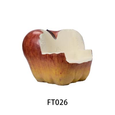 China High Quality Modern Hot-selling Fiberglass Apple Shaped Stool for sale