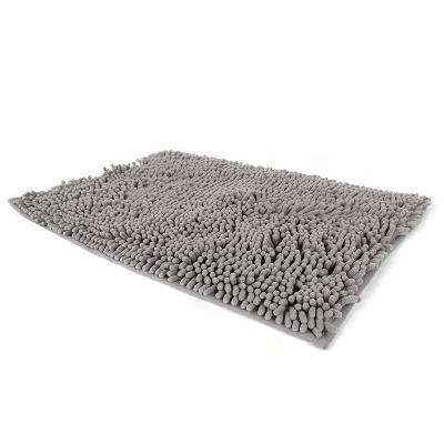 China Soft Comfort Non Slip Sustainable Multifunctional Chenille Durable Bath Mat for sale