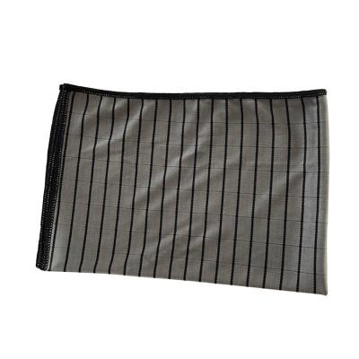 China Sustainable Household Circular Knitted Gray Carbon Microfiber Cloth for sale