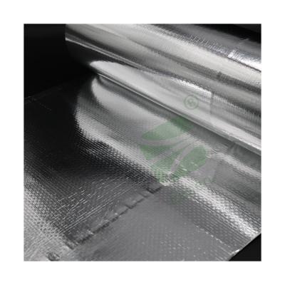 China Heat Insulation Thermal Preservation Woven Fabric With Aluminum Foil Double Side Foil Insulation Aluminum Foil Woven Single Side Woven for sale