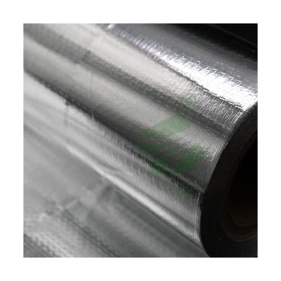 China Heat Insulation Preservation Woven Fabric Thermal Foil Woven Aluminum Foil Radiant Barrier Foil Woven Fabric Double for sale