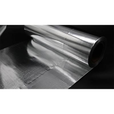 China Insulation Double Side Material Aluminum Foil Coated Reflective Woven Fabric Aluminum Foil Insulation for sale