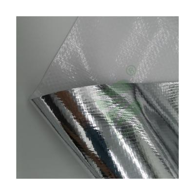 China Contemporary Radiant Barrier Double Side Aluminum Foil Laminated With Woven PE Foil 100% Polyester Fabric for sale