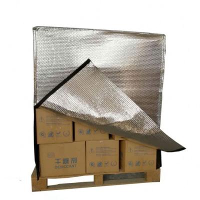 China -40- 100 â „ ƒ Aluminum foil insulated thermal pour thermal pallet liner bag pallet cover for sale