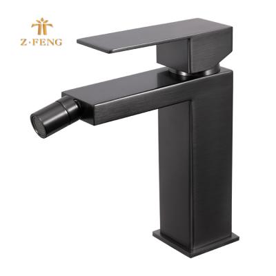 China Metered Faucets B231 05 37 2 Lanerdi Inox Gun Black Brass Basin Faucet for sale