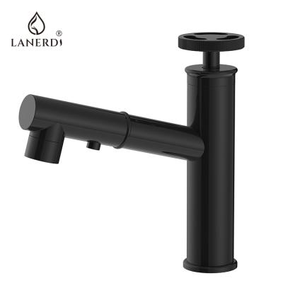 China Pull Out Spray Lanerdi UPC 619 NSF Tuscan Swivel Pull Out Spray Kitchen Sink Faucet Pull-Down Mixer Tap for sale