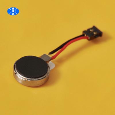 China Diameter 8mm Totally Enclosed Micro Coin 3V Vibration DC Motor 0820 With Terminals for sale