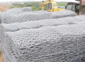 China Gabion Mesh, 80 x 100mm Opening for sale