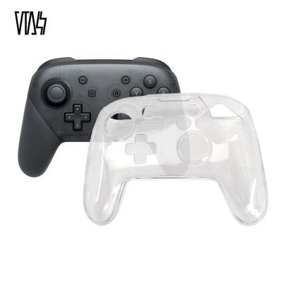 China Plastic Clear Transparent Protective PC Shell Case Cover For Nintendo Switch Pro Controller for sale