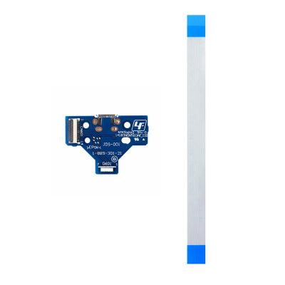 China Charging Board For Game Controller USB LED Charging Board JDS-001 With 14 Pin Flex Cable Replacement For PS4 Dualshock 4 Wireless Controller JDM-001 for sale