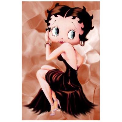 China Hand-painted Round Diamond Painting Cute Girl For Drill Fashion Classic Popular Custom Series Cartoon Children for sale