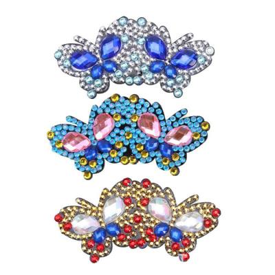 China 5D DIY Hair Clips Hair Clips DIY Drill Pin 5d Full Diamond Painting Hair Clips Hand Made Women Hairpins 3pcs for sale