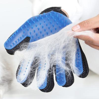 China New Design Pet Grooming Mitt Sustainable Pet Glove Massage Magic Hair Remover for sale