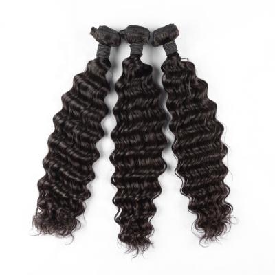 China Wholesale Deep Wave Deep Wave Bundles 100% Virgin Hair Brazilian Hair Cuticle Aligned Hair Extension for sale