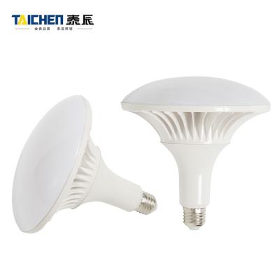 China Morden Design Residential/Home/Indoor Decoration Lighting Housing PC E27 B22 Base 30w 50w 60w 80w Indoor Aluminum Flying Saucer Led Bulb Housing for sale