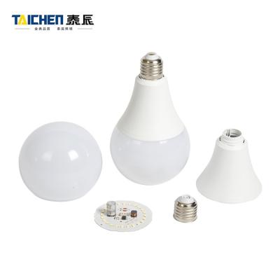 China Residential/Home/Indoor Plastic Clad Aluminum Indoor Home 3 5 7 9 12 15 18 22 Residential Decoration SKD E27 B22 Led One Bulb Light for sale