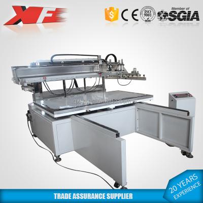 China Tempered Glass Motor Driving Large Format Silk Screen Printing Press for sale