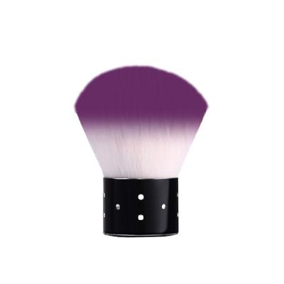 China Beauty Paint Tools Cheap Multicolor Mushroom Shape Soft Hair Dust Cleaning Removal Nail Brush for sale