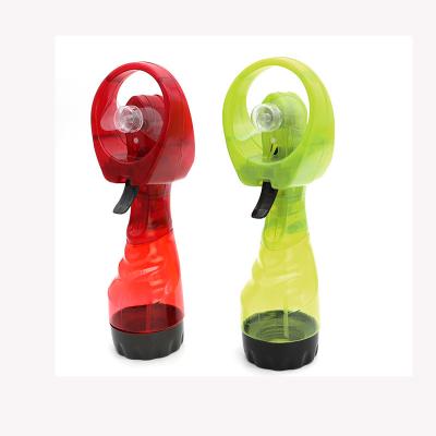 China Other Handheld Plastic Travel Fan Outdoor Sports Fan Mini Water Bottle Spray Cool Mist Fan Portable Cooling Spray Fan for sale