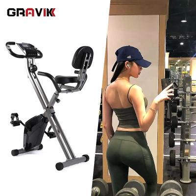 China Indoor stable folding health fitness angle competitive price longstyle adjustable resistance and magnetic bike for sale