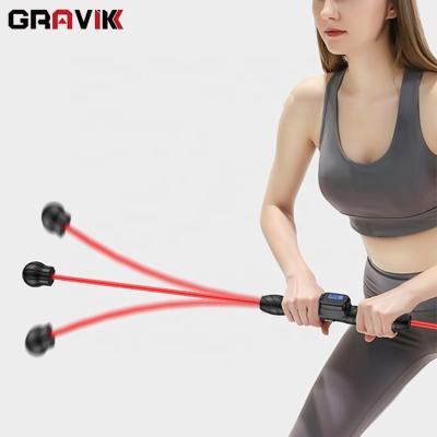 China 160*4.5*4.5cm Exercise Yoga Bar Workout Bar Muscle Tremor Fitness Elastic Full Body Weighted Training Stick for sale