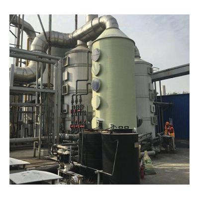 China Chemical Industry Fiberglass Reinforced Plastic Wrapped Tower Cyclone Plate Tower Spray Tower for sale