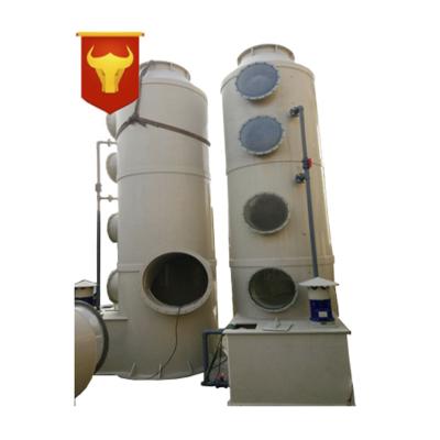 China Chemical Plant PP Material Industrial Ammonia Spray Absorption Column / Fume Scrubber for sale