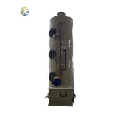 China Waste Gas Treatment PP Material Industrial Wet Steam Scrubber / Spray Column For Waste Gas Disposal for sale