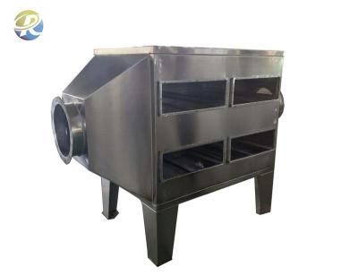 China Industry Gas Filter Stainless Steel Activated Carbon Damper Fume Extractor Purifier For Industrial Waste Residual Gas Disposal for sale