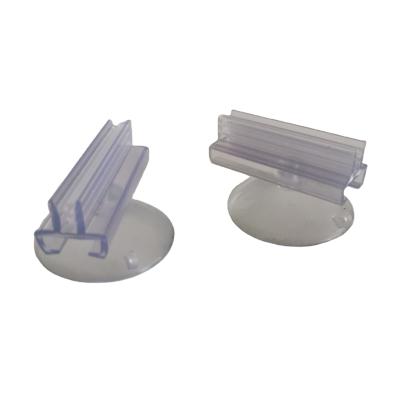 China PVC Supermarket Displaying Plastic Sign Holder With Suction Cup for sale