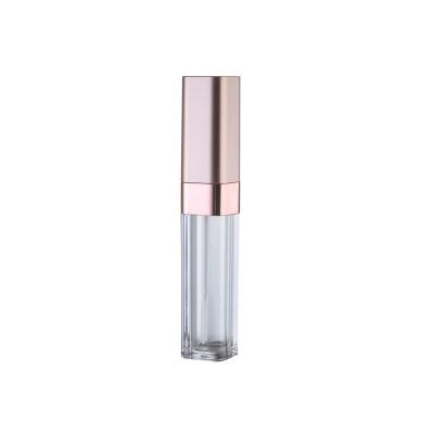 China JL-LG206 Empty Square Gloss Case Lip Gloss Tube Plastic Cosmeitc Case Square Lipgloss Tube for sale