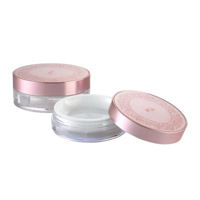 China JL-PC101B 10g Blusher Container Compact Case Comestics Foundation Loose Dusting Powder Case Container for sale