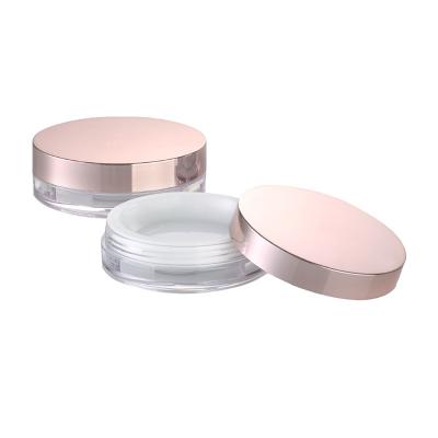 China JL-PC108A Compact Case 5g Blusher Container Makeup Plastic Compact Powder Blusher Case for sale