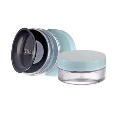 China JL-PC110 Compact Case Blusher Container Best Empty Makeup Powder Loose Powder Continer Plastic Cosmetic Case for sale