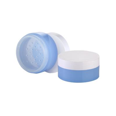 China Jl-PC113 Plastic Cosmetic Case Powder Container Empty Plastic Cosmetic Case Round Powder Empty Powder Container for sale