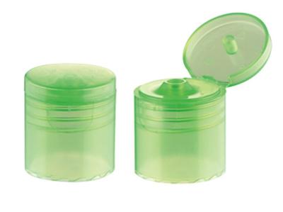 China JL-CP102 18 20 24 28 410 415 Smooth Flip Top Cap Screw Shampoo PP Material Flip Plastic Closure Caps for sale