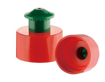 China JL-CP103D 28/410 Bottle Packaging 24mm OEM ODM Smooth Plastic Closure Caps Push Pull Cap for sale