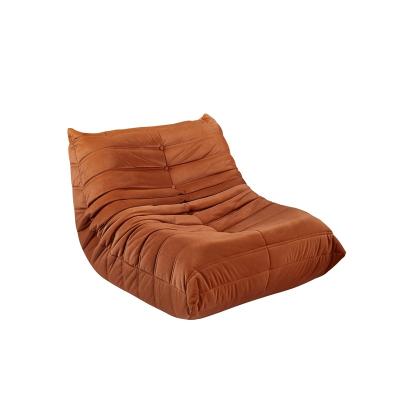 China Leisure Tufted Fabric Couch Lower Arm Furniture Living Room Modern Design Lazy Sofa For Home for sale