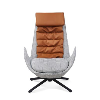 China High Design Adjustable Modern Nordic Ergonomic Back Brown Chef Armchair Lounge Single(Waist)Leisure Embrace Patchwork Sofa Chair For Sale for sale